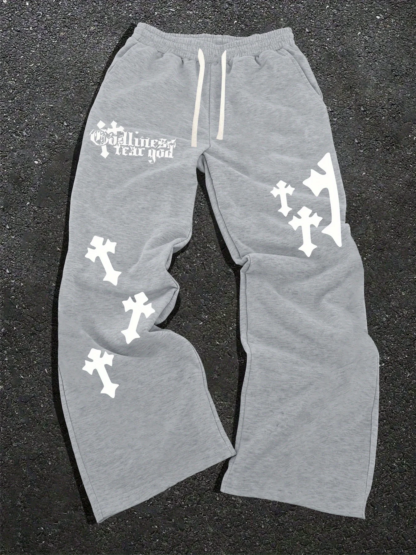 Mens Gothic Dark Style Cross Punk Wide-Leg Pants Casual Loose Autumn Winter Straight Pants Trousers Joggers Gym Sweatpant Unisex
Mens Gothic Dark Style Cross Punk Wide-Leg Pants Casual Loose Autumn Winter Straight Pants Trousers Joggers Gym Sweatpant Unisex