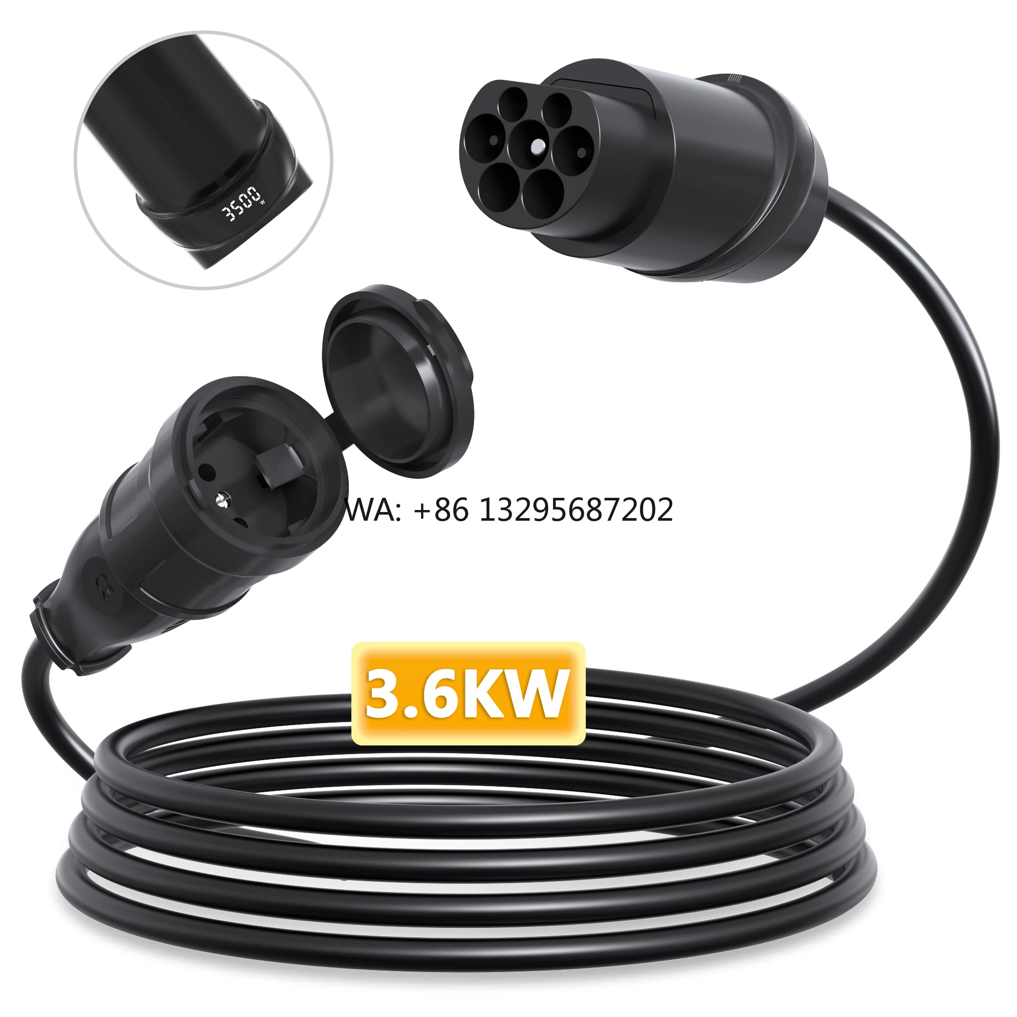 New SUPER GENIE FD05 Type 2 to Schuko Adapter Type 2 EV Charging Cable for Electric Motorcycles E-Bikes Type 2 Charging Station
New SUPER GENIE FD05 Type 2 to Schuko Adapter Type 2 EV Charging Cable for Electric Motorcycles E-Bikes Type 2 Charging Station