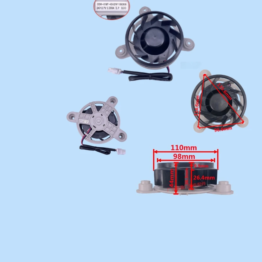 NEW for Whirlpool refrigerator cooling fan ODM-016F-43A2 W11582938 DC12.7V
NEW for Whirlpool refrigerator cooling fan ODM-016F-43A2 W11582938 DC12.7V
