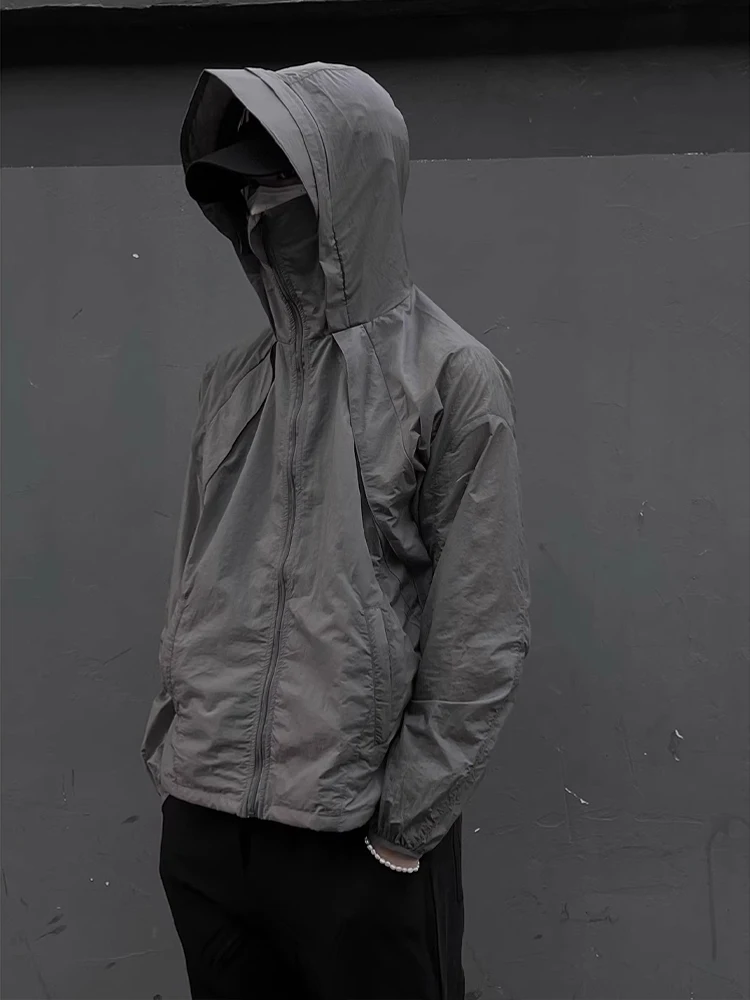 Мужская летняя тонкая дышащая свободная посадка для езды на велосипеде и защиты от солнца Jaet UPF50 + Qui Dry, верхняя одежда с капюшоном для занятий спортом на открытом воздухе 
Мужская летняя тонкая дышащая свободная посадка для езды на велосипеде и защиты от солнца Jaet UPF50 + Qui Dry, верхняя одежда с капюшоном для занятий спортом на открытом воздухе