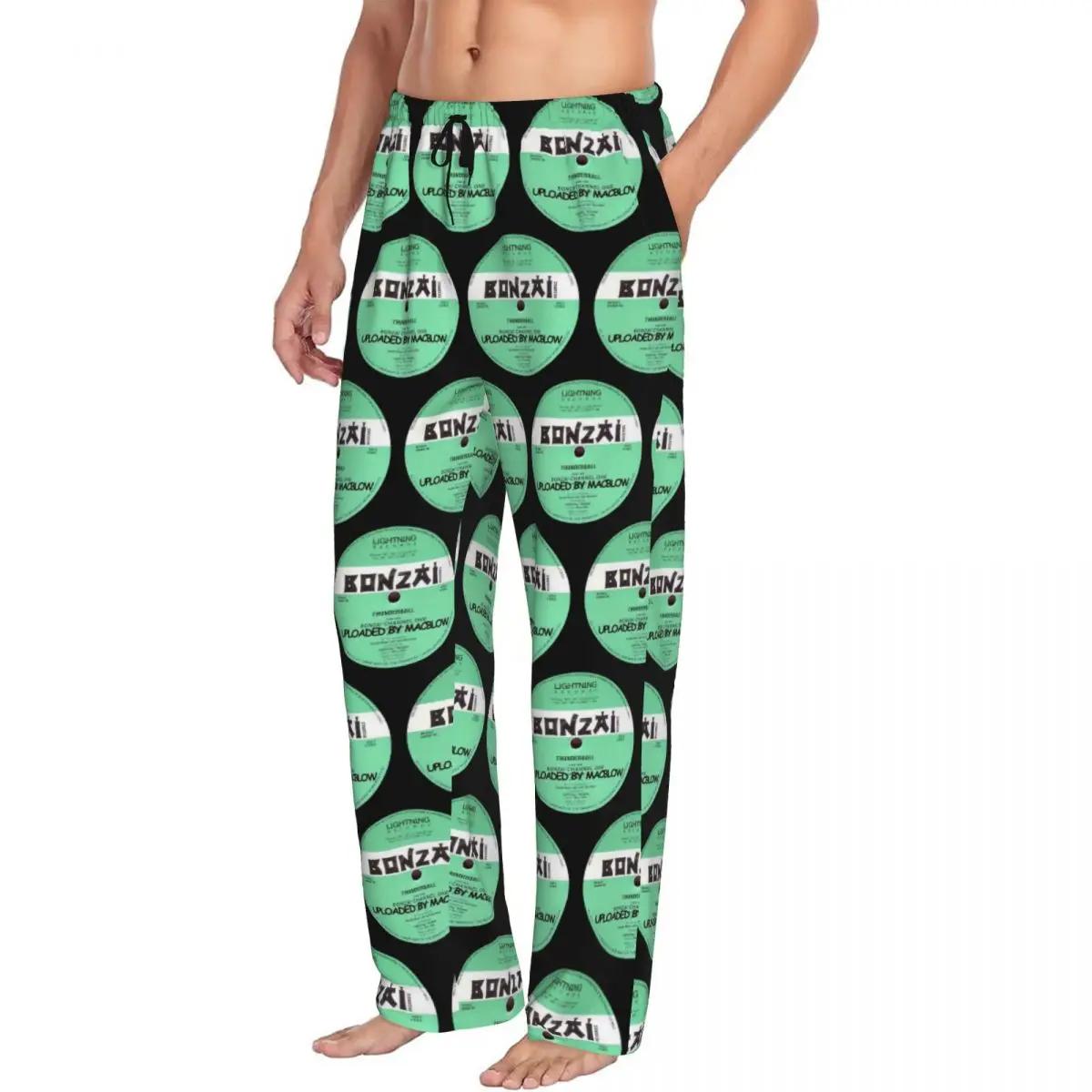 Custom Bonzai Records Men Pajama Pants Lounge Sleep Sleepwear Bottoms with Pockets
Custom Bonzai Records Men Pajama Pants Lounge Sleep Sleepwear Bottoms with Pockets