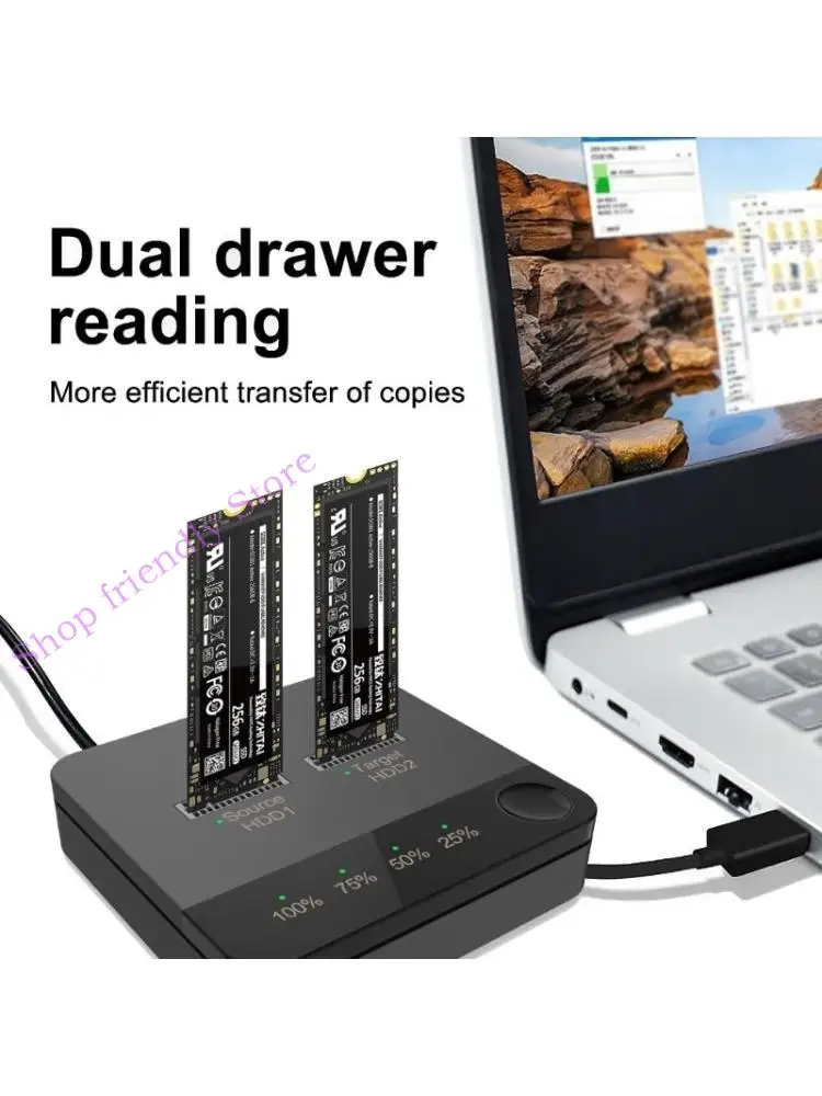 594A M.2 Duplicator Dual-Bay M.2 SATA-SOLTATE HARD DISC TOPIER BOPBook Hard Disk Box HDD-offline Reader
594A M.2 Duplicator Dual-Bay M.2 SATA-SOLTATE HARD DISC TOPIER BOPBook Hard Disk Box HDD-offline Reader