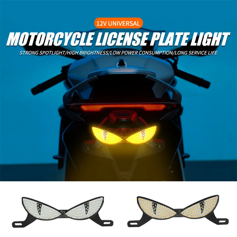 1x Motorcycle LED Strobe Brake Stop Lamp Flashing License Plate Light Dual Color Turn Signal Warning Rear Tail Light Universal
1x Motorcycle LED Strobe Brake Stop Lamp Flashing License Plate Light Dual Color Turn Signal Warning Rear Tail Light Universal