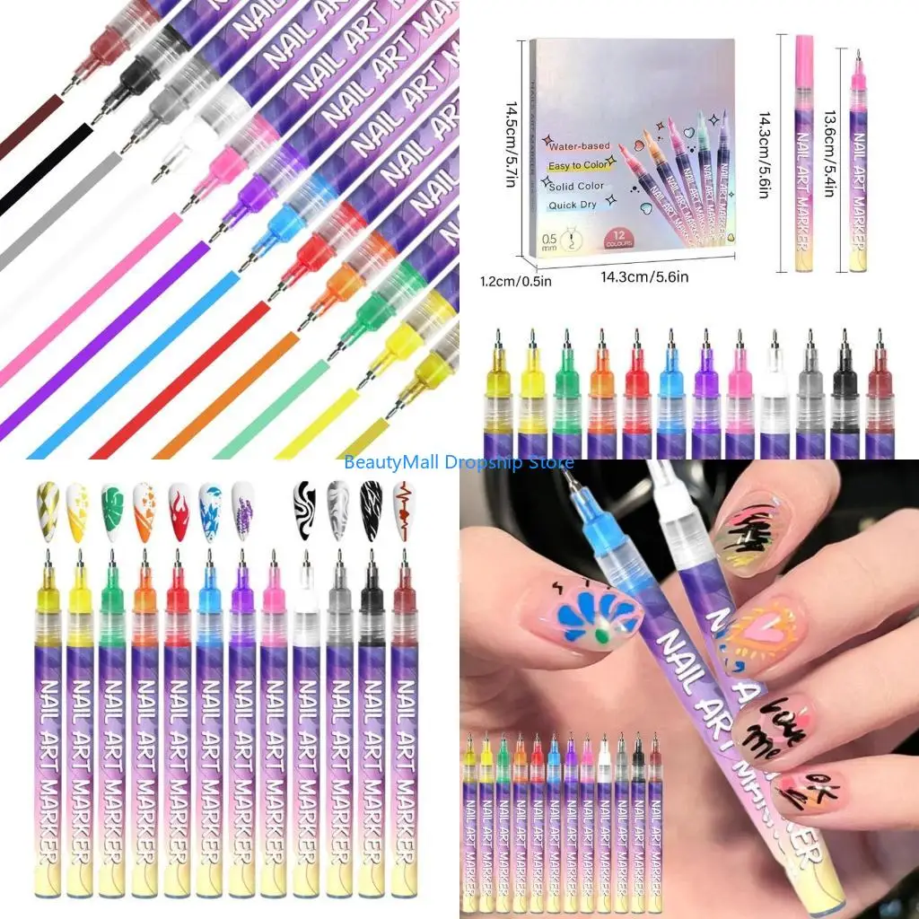 40JD 12Pcs Pen Art Graffiti Pen Waterproof Polishing Pen Quick Dry
40JD 12Pcs Pen Art Graffiti Pen Waterproof Polishing Pen Quick Dry