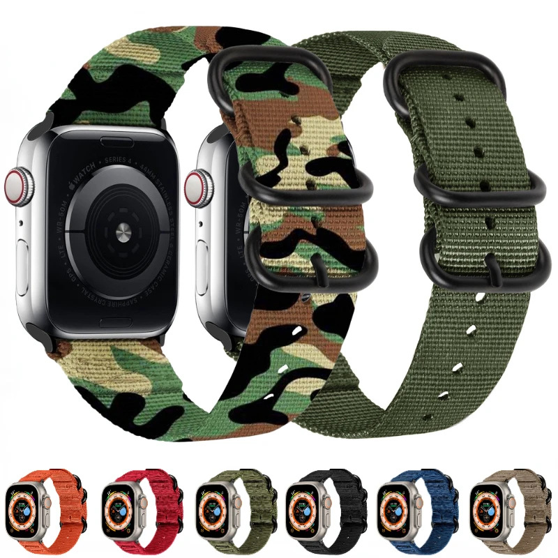 Ремешок нейлоновый для Apple Watch band Ultra 8 7 49 мм 45 мм 44 мм 40 мм 41 мм 42 мм, браслет с тремя кнопками для iWatch 6 5 4 SE 3
Ремешок нейлоновый для Apple Watch band Ultra 8 7 49 мм 45 мм 44 мм 40 мм 41 мм 42 мм, браслет с тремя кнопками для iWatch 6 5 4 SE 3