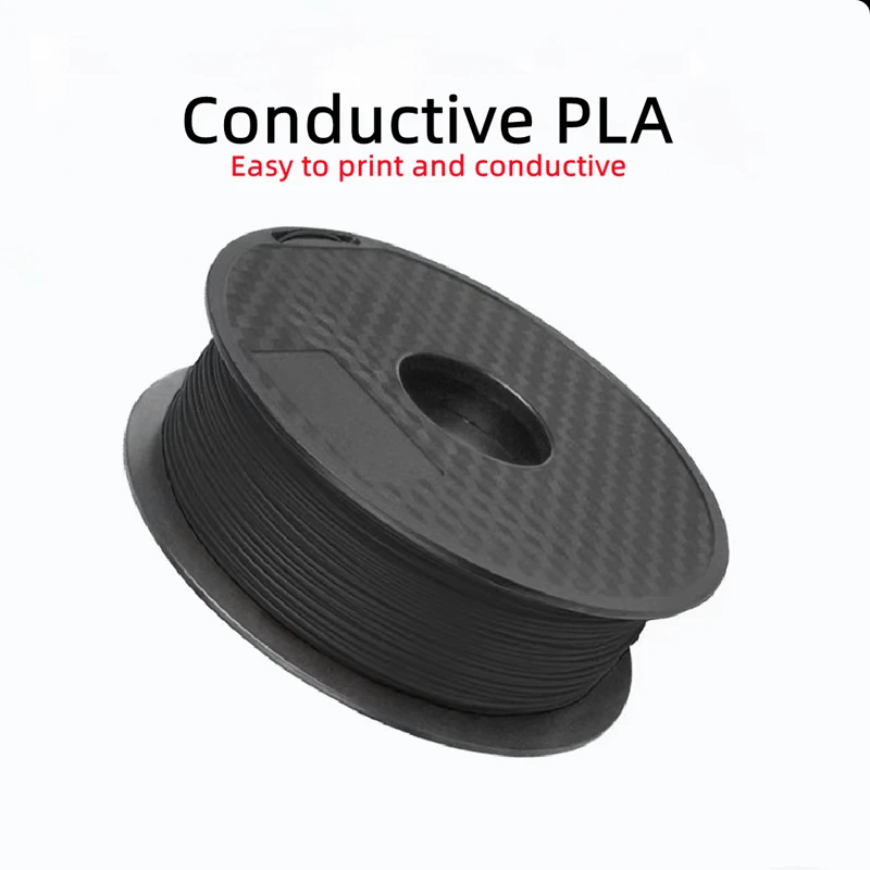 Filament Conductive Pla 3D Printing 1.75mm1kg FDM Wire Material Easy to print and Form Antistatic Energized Small Bulb On
Filament Conductive Pla 3D Printing 1.75mm1kg FDM Wire Material Easy to print and Form Antistatic Energized Small Bulb On