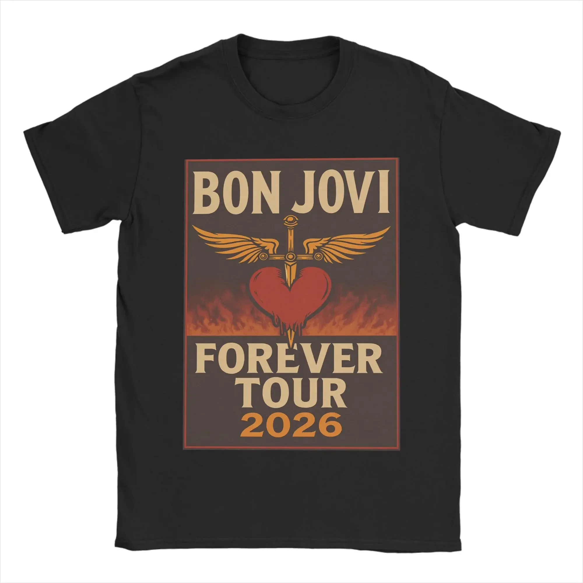 Футболка Harajuku Summer Bon Jovi Keep The Faith World Tour, хлопковая футболка для мужчин и женщин, отличные оптовые футболки с короткими рукавами
Футболка Harajuku Summer Bon Jovi Keep The Faith World Tour, хлопковая футболка для мужчин и женщин, отличные оптовые футболки с короткими рукавами