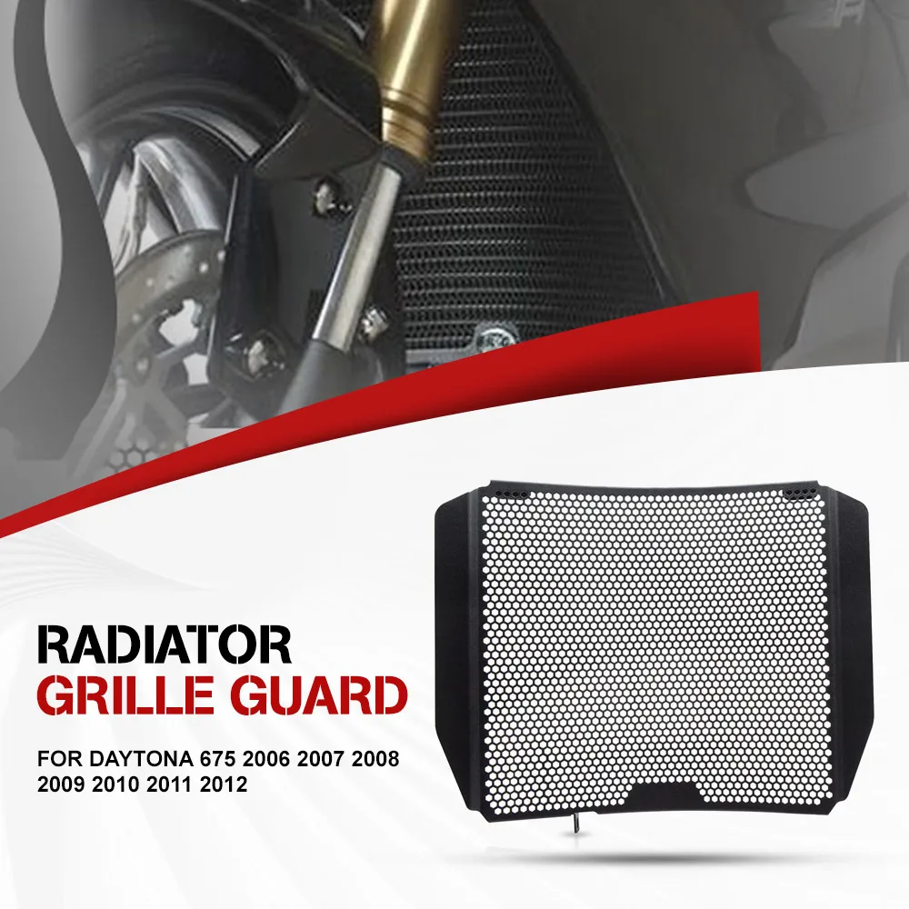 For Daytona 675 2006 2007 2008 2009 2010 2011 2012 Motorcycle Radiator Guard Grill Cover Cooler Protection Daytona675
For Daytona 675 2006 2007 2008 2009 2010 2011 2012 Motorcycle Radiator Guard Grill Cover Cooler Protection Daytona675