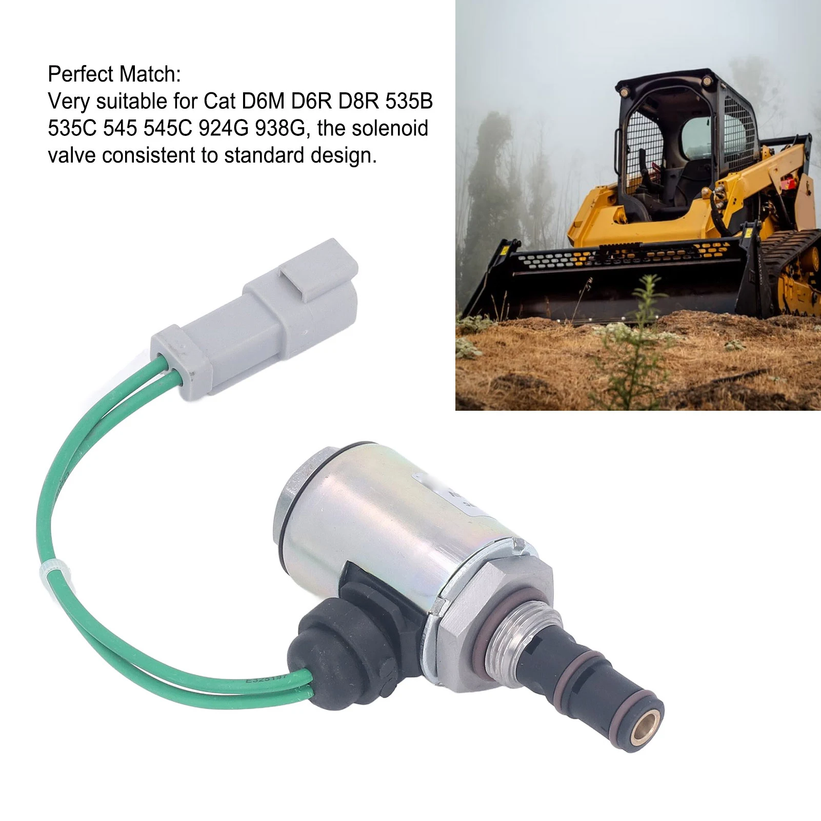 Solenoid Valve 24V 186‑1526 Accessory for CAT D6M D6R D8R 535B 535C 545 545C 924G 938G Solenoid Valve for D8R 535B
Solenoid Valve 24V 186‑1526 Accessory for CAT D6M D6R D8R 535B 535C 545 545C 924G 938G Solenoid Valve for D8R 535B