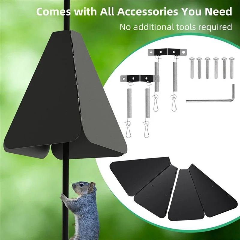 AK25-Bird Squirrel Baffle Clear Dome Wrap Squirrel Guard Bird Feeder Pole Rain Proof Hanging Bird Rain Cover
AK25-Bird Squirrel Baffle Clear Dome Wrap Squirrel Guard Bird Feeder Pole Rain Proof Hanging Bird Rain Cover