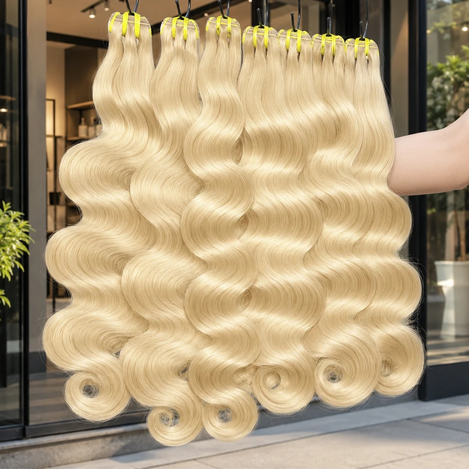 15A Blonde 613 Body Wave Human Hair Bundles 100% Unprocessed Brazilian Remy Hair 26 28 30 32 Inch raw hair bundles Weave Extension
15A Blonde 613 Body Wave Human Hair Bundles 100% Unprocessed Brazilian Remy Hair 26 28 30 32 Inch raw hair bundles Weave Extension