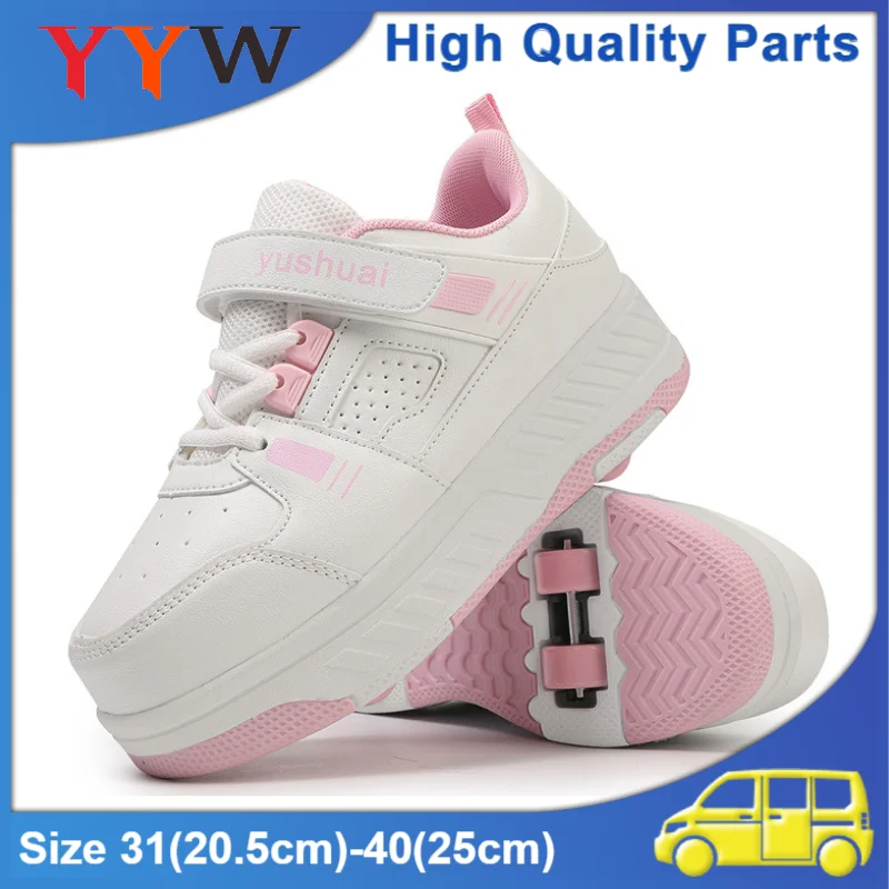 2025 2 Wheels Shoes For Boys Girls Inline Roller Skates Outdoor Skating Parkour Skate Shoes Roller Sneakers Size 31-37 38 39 40
2025 2 Wheels Shoes For Boys Girls Inline Roller Skates Outdoor Skating Parkour Skate Shoes Roller Sneakers Size 31-37 38 39 40