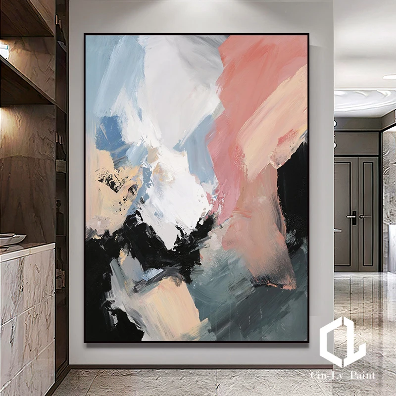 Abstract Handmade Colorful One Piece Oil Painting Poster Mural Porch Living Room Decoration Restaurant Hotel Lobby Decor Chinese
Abstract Handmade Colorful One Piece Oil Painting Poster Mural Porch Living Room Decoration Restaurant Hotel Lobby Decor Chinese