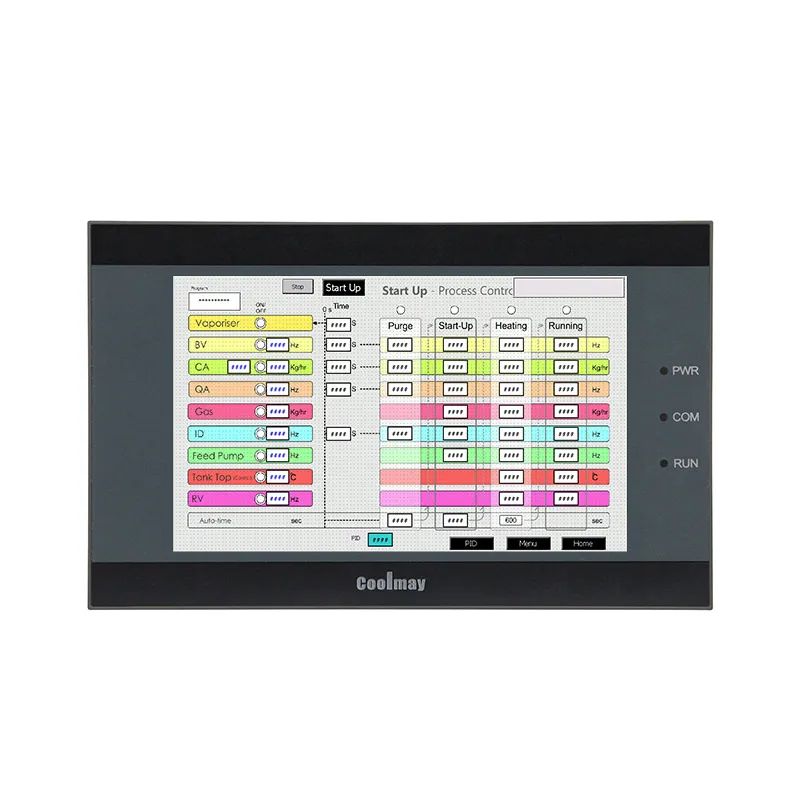 Coolmay 5 inch HMI PLC All in One 12 transistor outputs PLC controller Compatible with FX3G/FX3U EX3G-8050H-24MT
Coolmay 5 inch HMI PLC All in One 12 transistor outputs PLC controller Compatible with FX3G/FX3U EX3G-8050H-24MT