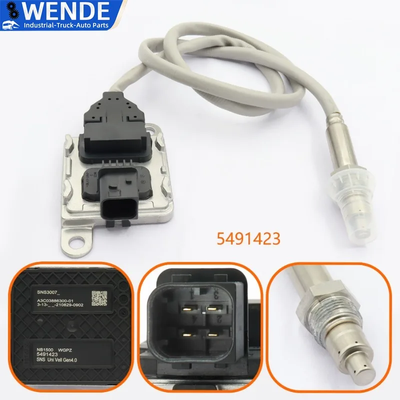 Новый азотный кислородный датчик Nox SNS3007 54611851 5491423 A3C0388630001 для Cummins
Новый азотный кислородный датчик Nox SNS3007 54611851 5491423 A3C0388630001 для Cummins