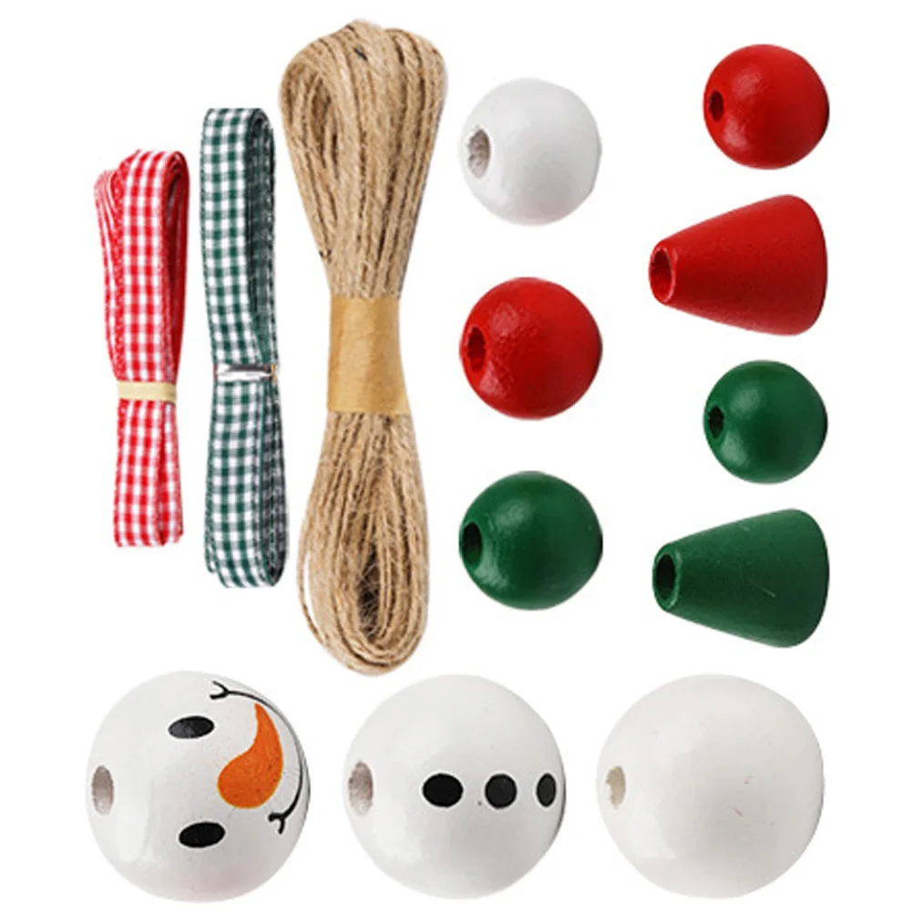 Christmas Ornaments Wooden Bead Set Beads Mini Snowman Crafts Material Decoration Diy
Christmas Ornaments Wooden Bead Set Beads Mini Snowman Crafts Material Decoration Diy