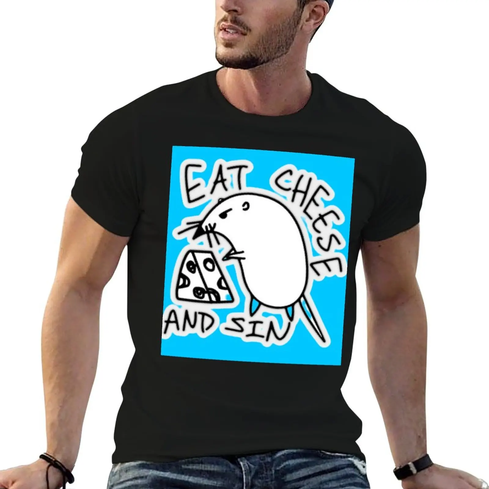 eat cheese and sin T-Shirt croswit shirt man Clothing summer 2025 essential t shirt clothes for men
eat cheese and sin T-Shirt croswit shirt man Clothing summer 2025 essential t shirt clothes for men