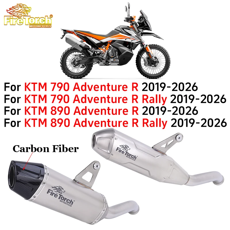 Slip On For KTM 790 890 Adventure R Rally 2019 - 2026 Motorcycle Exhaust Escape System Middle Link Pipe With Muffler Moto Tube
Slip On For KTM 790 890 Adventure R Rally 2019 - 2026 Motorcycle Exhaust Escape System Middle Link Pipe With Muffler Moto Tube