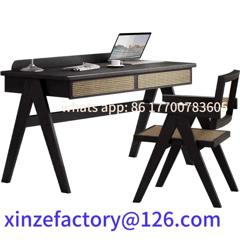 Customizable Solid wood rattan desk French retro style ash wood dresser makeup table bedroom study computer desk
Customizable Solid wood rattan desk French retro style ash wood dresser makeup table bedroom study computer desk