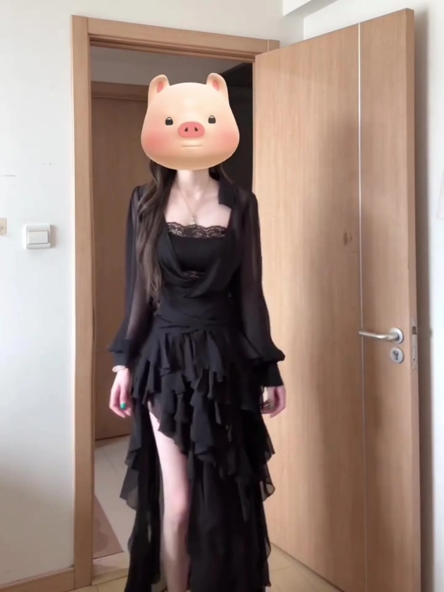 Hot Girl Pure Desire Black Slim Fit Long Sleeve Top And Halter Vest Skirt Set Women's Fashion Spring Early Season Ensemble
Hot Girl Pure Desire Black Slim Fit Long Sleeve Top And Halter Vest Skirt Set Women's Fashion Spring Early Season Ensemble