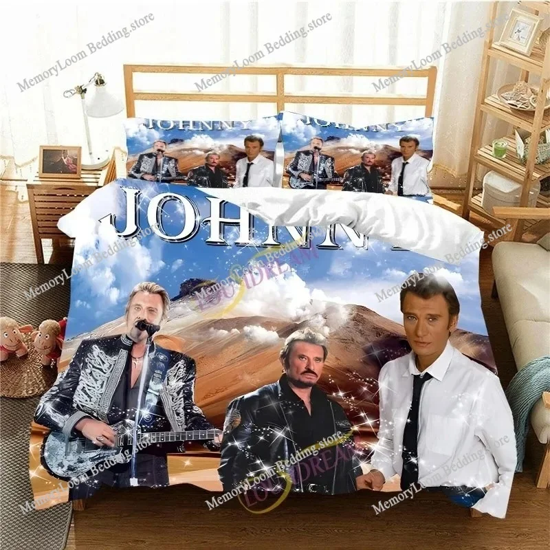 France Rock Singer J-Johnny H-Hallyday Bedding Set Single Twin Full Queen King Size Bed Set Aldult Kid Bedroom Duvet Cover Sets
France Rock Singer J-Johnny H-Hallyday Bedding Set Single Twin Full Queen King Size Bed Set Aldult Kid Bedroom Duvet Cover Sets