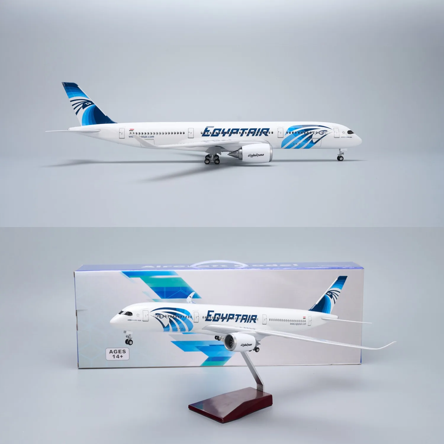 1/142 Scale Egypt A350 Airplane Model 47cm Diecast Resin Model Plane with Landing Gear Wheel for Display Collections or Toy Gift
1/142 Scale Egypt A350 Airplane Model 47cm Diecast Resin Model Plane with Landing Gear Wheel for Display Collections or Toy Gift