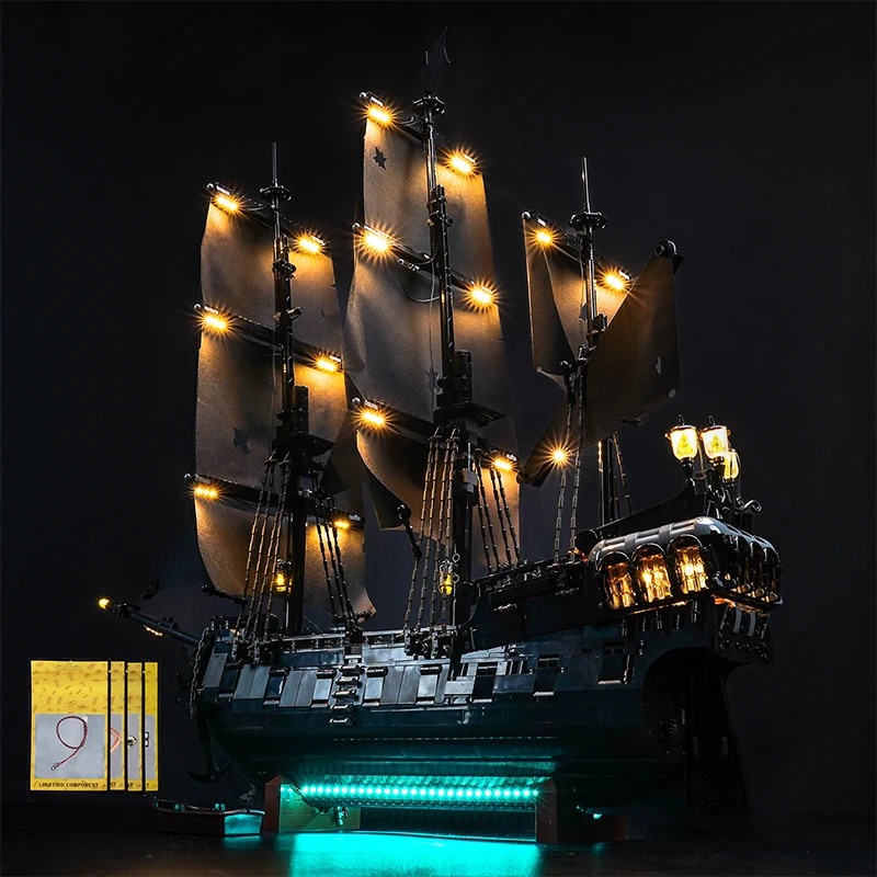 Brick Bling LED lighting fixture set 10365 suitable for Captain Jack Sparrow's Pirate Ship gift (excluding building blocks)
Brick Bling LED lighting fixture set 10365 suitable for Captain Jack Sparrow's Pirate Ship gift (excluding building blocks)