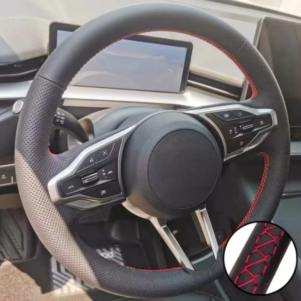 Braid Car Steering Wheel Cover Wrap Hand Sewing Microfiber Leather Anti-Slip And Comfortable For Haval God beast H6 H9 H6 3rd
Braid Car Steering Wheel Cover Wrap Hand Sewing Microfiber Leather Anti-Slip And Comfortable For Haval God beast H6 H9 H6 3rd