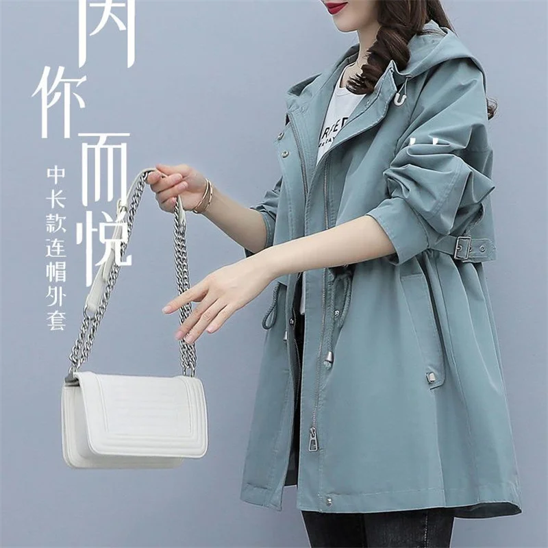 2026New Jacket Loose Workwear Windbreaker Coat Women's Long Spring Autumn Casual Fashion Outwear Hooded Female Overcoat Tide Top
2026New Jacket Loose Workwear Windbreaker Coat Women's Long Spring Autumn Casual Fashion Outwear Hooded Female Overcoat Tide Top