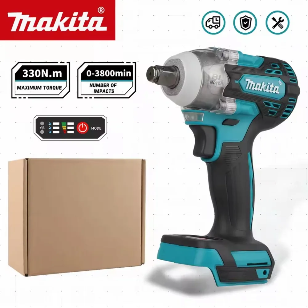 2026 Makita DTW300 Brushless Cordless Wrench, High Torque Lithium Power Tool, Suitable for Automobile Tire Maintenance
2026 Makita DTW300 Brushless Cordless Wrench, High Torque Lithium Power Tool, Suitable for Automobile Tire Maintenance