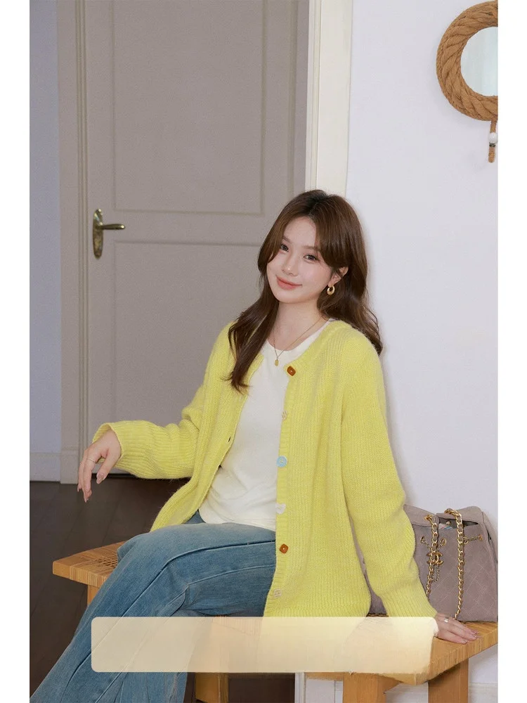 plus Size Women's Casual Woolen Knitted Cardigan Commute Sle Fatter Sister Comfortable Fit Long Sve round Ne Coat
plus Size Women's Casual Woolen Knitted Cardigan Commute Sle Fatter Sister Comfortable Fit Long Sve round Ne Coat