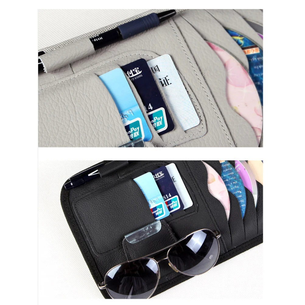 Visor Organizer CD Clip Holder for Sunglasses 8 Notebook 3 Cards Accessories Fits Most Vehicles
Visor Organizer CD Clip Holder for Sunglasses 8 Notebook 3 Cards Accessories Fits Most Vehicles