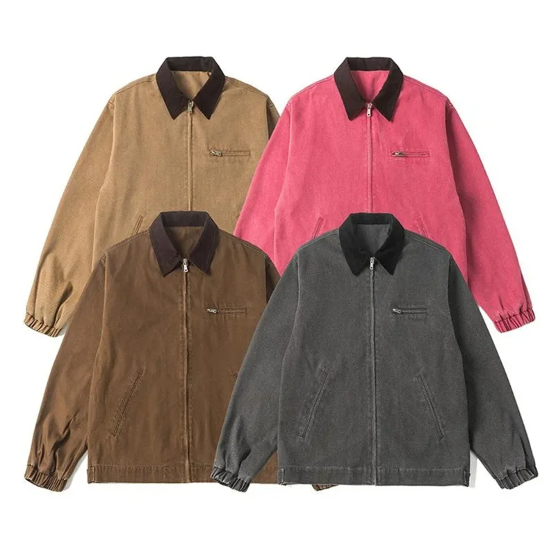 MAQVOB Excellent Quality Luxury Apparel Vintage Canvas Euro US Size Spring Autum Oversize Zipper Up Outdoor Jacket for Men
MAQVOB Excellent Quality Luxury Apparel Vintage Canvas Euro US Size Spring Autum Oversize Zipper Up Outdoor Jacket for Men
