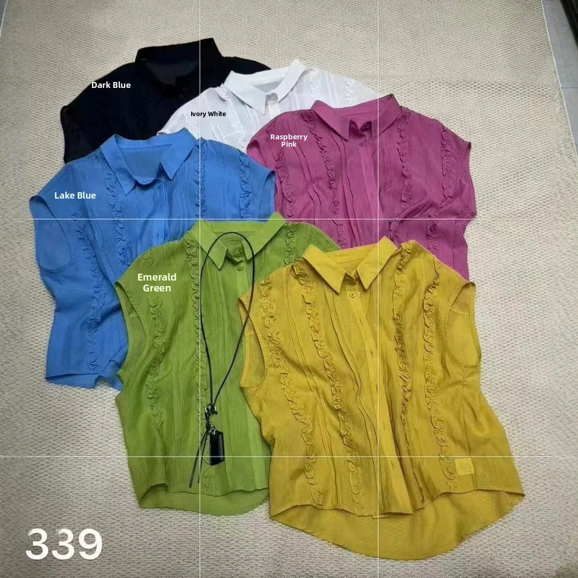Korean Style Pleated Flounce Sleeve Collared Shirt Women Summer Lightweight Breathable Loose Slimming Trendy Shirt
Korean Style Pleated Flounce Sleeve Collared Shirt Women Summer Lightweight Breathable Loose Slimming Trendy Shirt