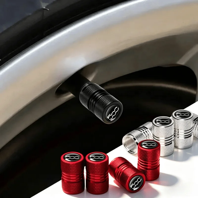 4Pcs Aluminum Tire Valve Stem Caps For Fiat 500 500X 500L 500C 500E Waterproof Dustproof Anti Rust Wheel Air Valve Cap
4Pcs Aluminum Tire Valve Stem Caps For Fiat 500 500X 500L 500C 500E Waterproof Dustproof Anti Rust Wheel Air Valve Cap