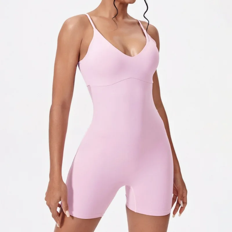 Yoga Jumpsuit Sports Fitness Sexy Backless Tight Mesh Breathable One-piece Running Workout Clothes Gym Shorts Bodysuit for Women
Yoga Jumpsuit Sports Fitness Sexy Backless Tight Mesh Breathable One-piece Running Workout Clothes Gym Shorts Bodysuit for Women