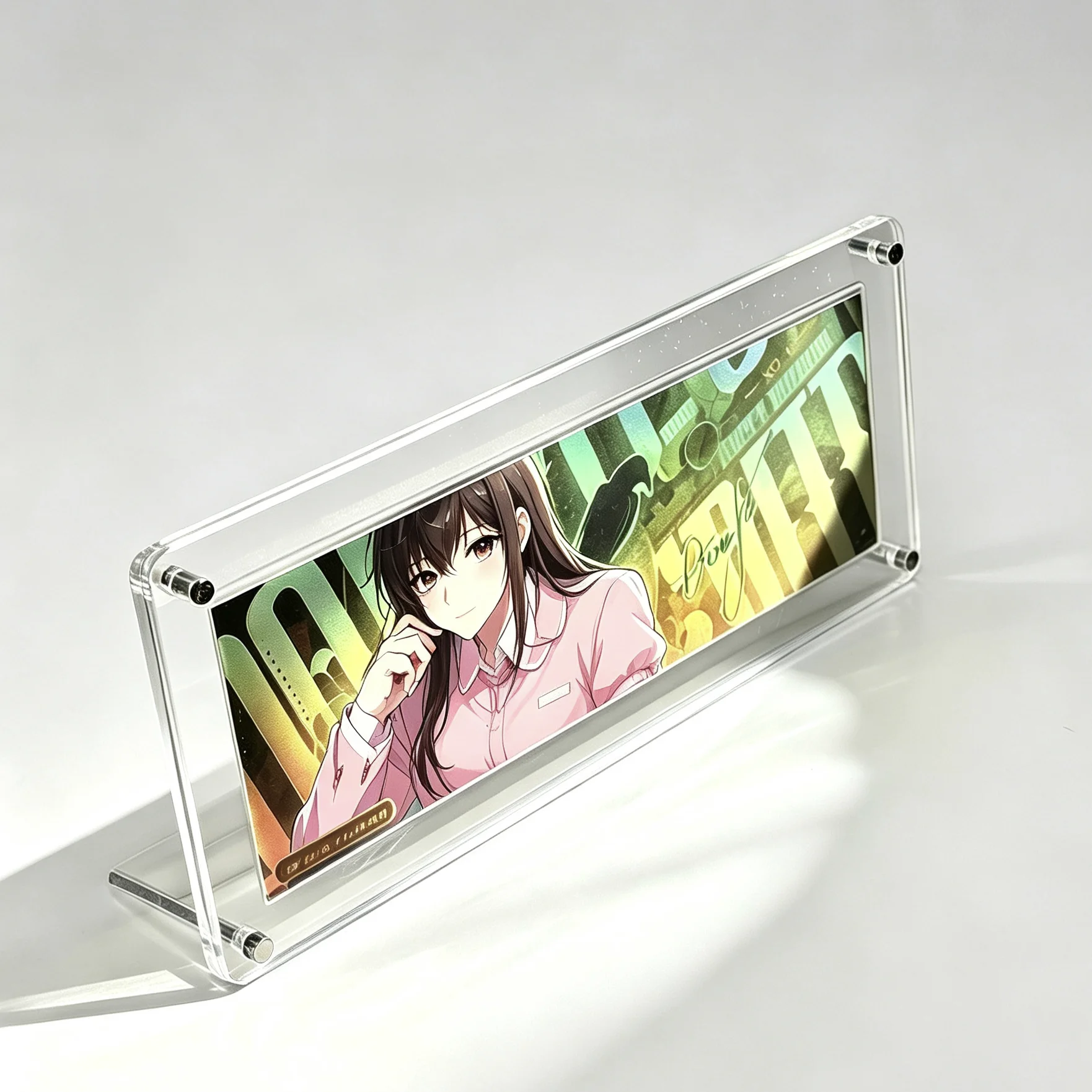 1 Slot High Clarity Acrylic Display Frame For Anime Character Cards Laser Tickets Idol Photocards Collectible Holder No Cards
1 Slot High Clarity Acrylic Display Frame For Anime Character Cards Laser Tickets Idol Photocards Collectible Holder No Cards