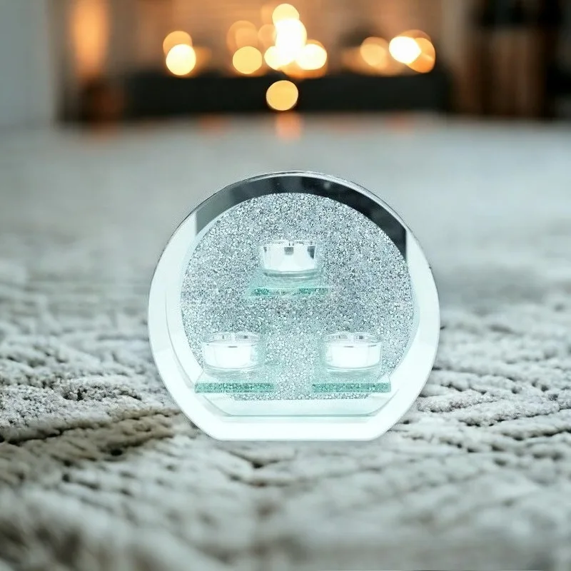 Glass Silver Mirror Candlestick Aesthetic Miniature Crystal Candle Holders Luxury Creative Modern Dining Room Living Room Decor
Glass Silver Mirror Candlestick Aesthetic Miniature Crystal Candle Holders Luxury Creative Modern Dining Room Living Room Decor