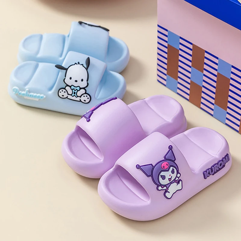 Детские тапочки на толстой подошве Hello Kitty Kuromi Melody, летняя мягкая удобная домашняя обувь для девочек и мальчиков, осенняя детская уличная обувь
Детские тапочки на толстой подошве Hello Kitty Kuromi Melody, летняя мягкая удобная домашняя обувь для девочек и мальчиков, осенняя детская уличная обувь