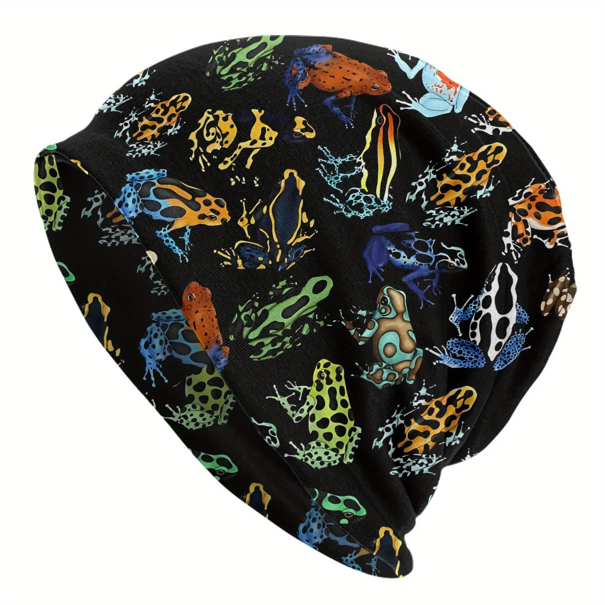 Men'S Gothic Dart Frogs Beanie Hat Streetwear Hip Hop Cap with Vibrant Colorful Frog Design, Knit Polyester Blend Casual
Men'S Gothic Dart Frogs Beanie Hat Streetwear Hip Hop Cap with Vibrant Colorful Frog Design, Knit Polyester Blend Casual