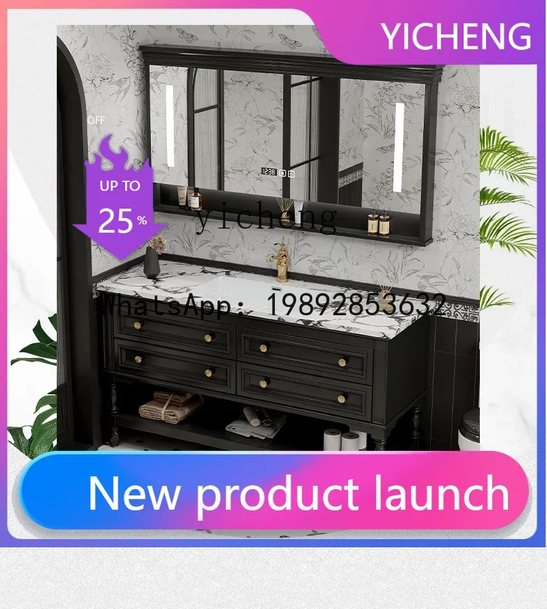 Y1 American Style Solid Wood Bathroom Cabinet Set Oak Floor Standing Bathroom Cabinet Washstand Sink
Y1 American Style Solid Wood Bathroom Cabinet Set Oak Floor Standing Bathroom Cabinet Washstand Sink