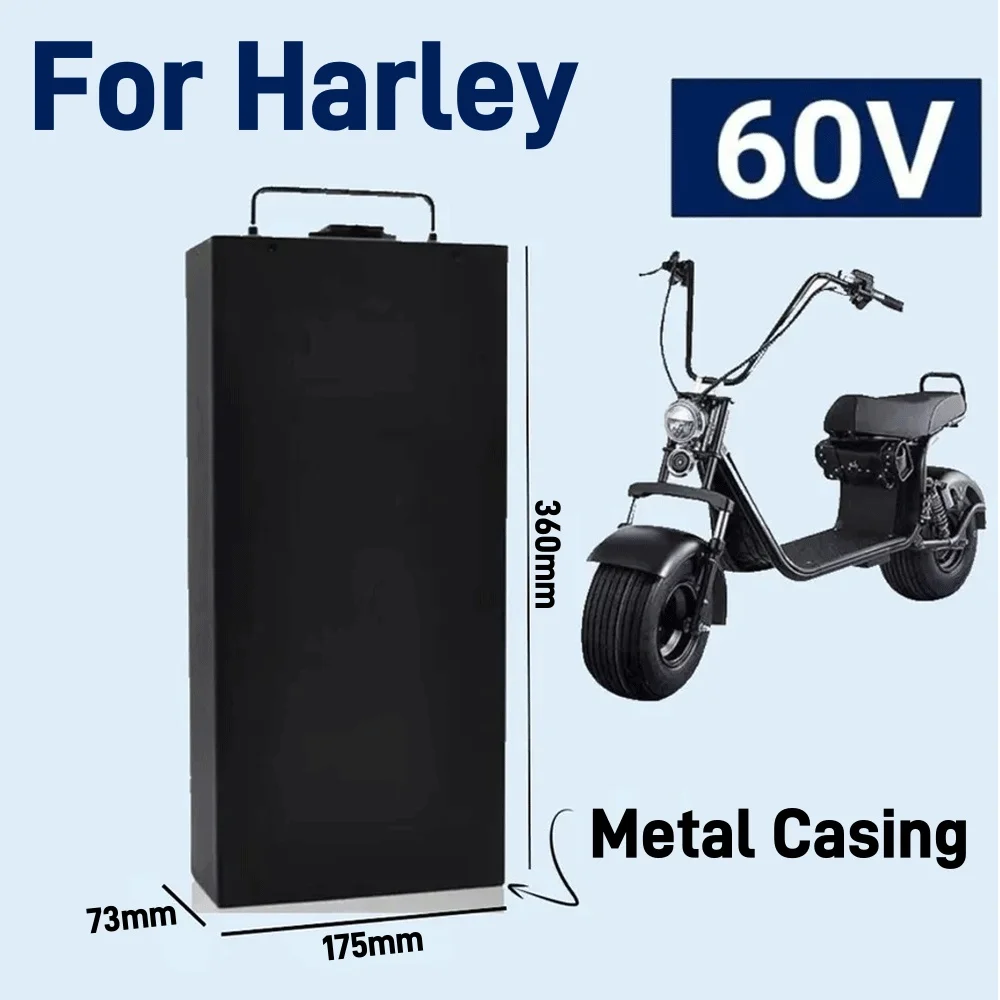 60V 20Ah-60Ah Electric Motorcycle Li-ion Battery Pack 2000W For Harley Two Wheel Foldable Citycoco Electric Scooter
60V 20Ah-60Ah Electric Motorcycle Li-ion Battery Pack 2000W For Harley Two Wheel Foldable Citycoco Electric Scooter