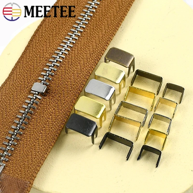 20/50/100Pcs Meetee 3#5#8#10# Non-slip Metal Zipper Stopper for Nylon Zippers Instant Fix Zips Repair Kit DIY Sewing Accessories
20/50/100Pcs Meetee 3#5#8#10# Non-slip Metal Zipper Stopper for Nylon Zippers Instant Fix Zips Repair Kit DIY Sewing Accessories