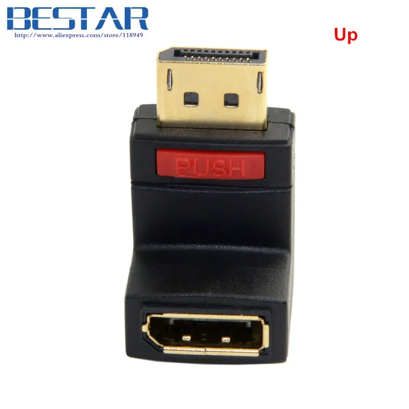 Угловой 90-градусный DisplayPort DP Male to Display Port DP Female Удлинительный адаптер-конвертер Угол разъема для кабелей DP
Угловой 90-градусный DisplayPort DP Male to Display Port DP Female Удлинительный адаптер-конвертер Угол разъема для кабелей DP