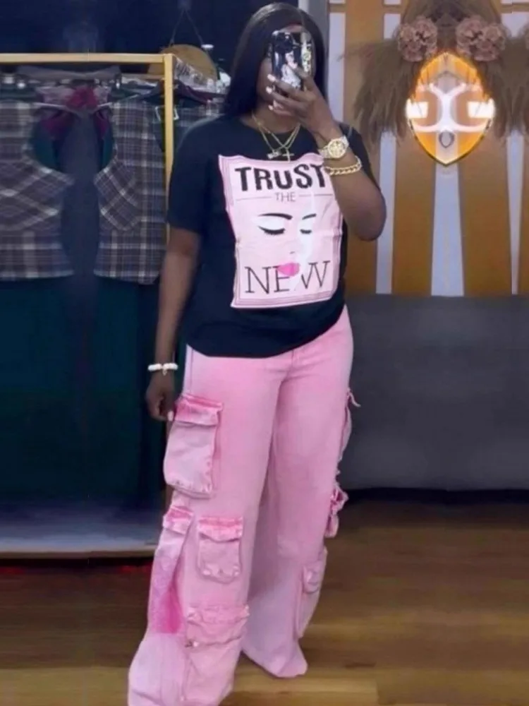 Женский комплект из 2 предметов Dashiki, африканская одежда, лето-осень, новый модный топ с короткими рукавами и брюки, костюм для вечеринок, женские одинаковые комплекты
Женский комплект из 2 предметов Dashiki, африканская одежда, лето-осень, новый модный топ с короткими рукавами и брюки, костюм для вечеринок, женские одинаковые комплекты