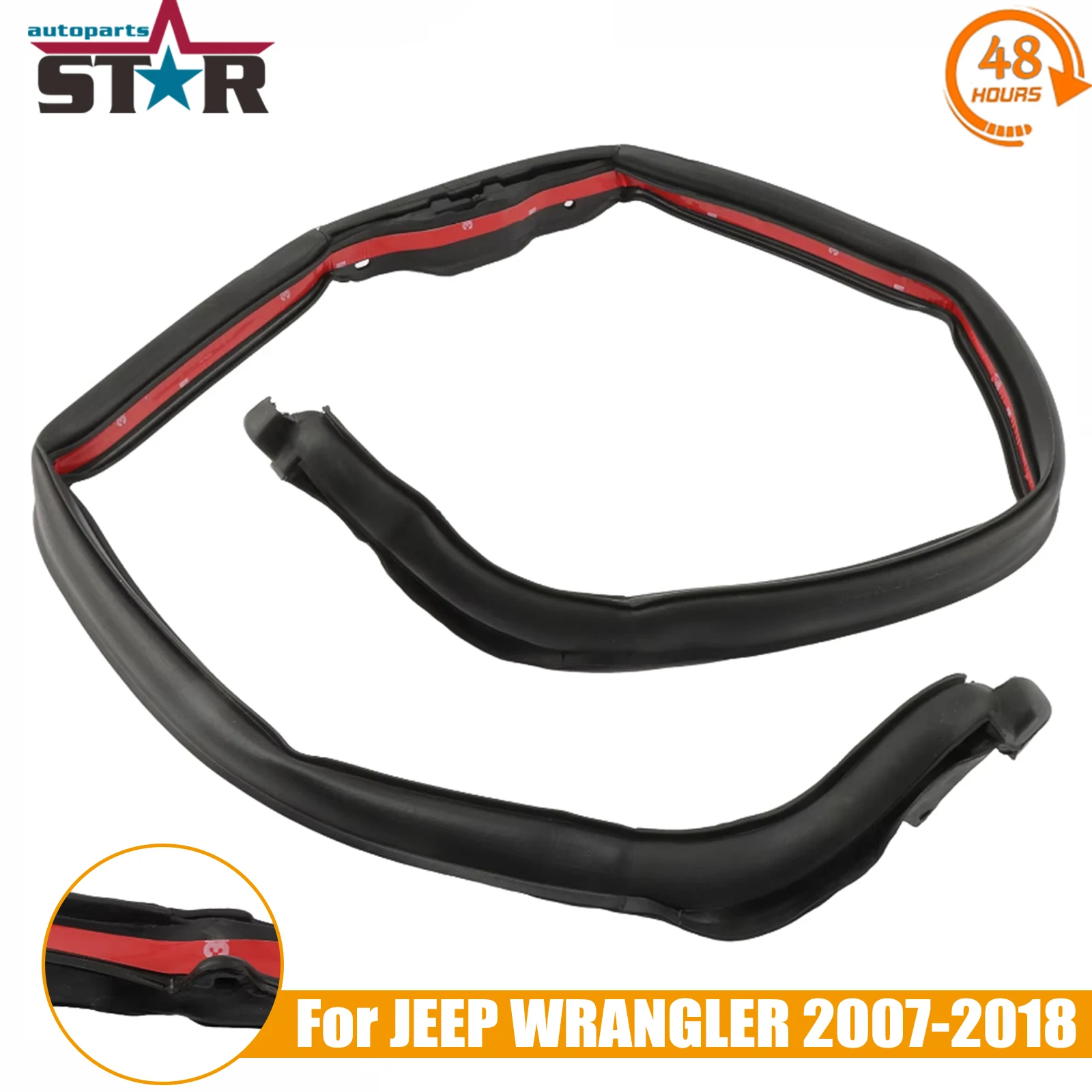 Резиновая полоса люка на крыше, уплотнительная лента с жестким верхом 68088040AA для Jeep Wrangler 2007 2008-2014 2015 2016 2017 2018, автомобильные аксессуары
Резиновая полоса люка на крыше, уплотнительная лента с жестким верхом 68088040AA для Jeep Wrangler 2007 2008-2014 2015 2016 2017 2018, автомобильные аксессуары