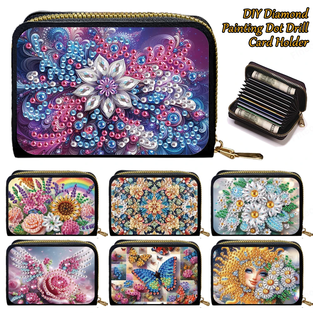 Beautiful Pattern Diamond Painting Card Holder Coin Purse DIY Craft 5D Diamond Handmade Card Holder Wallet Female Outdoor Bag
Beautiful Pattern Diamond Painting Card Holder Coin Purse DIY Craft 5D Diamond Handmade Card Holder Wallet Female Outdoor Bag