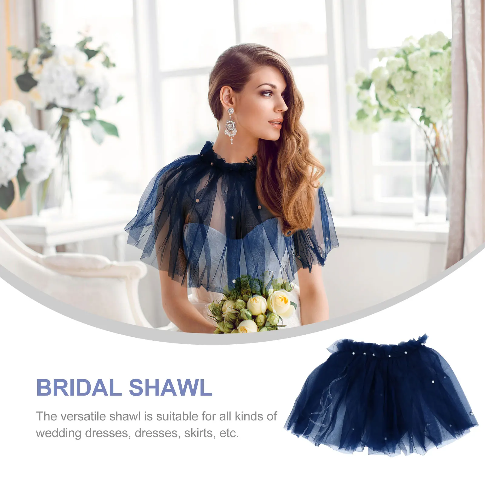 Elegant Gauze Shawl Wraps Women Dressy Cloak Wedding Multipurpose Bridal Woman Scarf Clean Drying Seasons
Elegant Gauze Shawl Wraps Women Dressy Cloak Wedding Multipurpose Bridal Woman Scarf Clean Drying Seasons