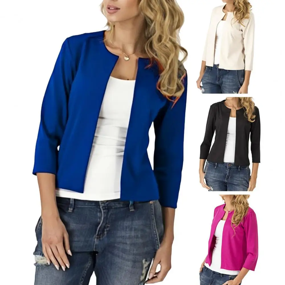 Round Neck Cardigan Stylish Spring/autumn Women's Cropped Cardigan Coat Simple O-neck Slim Fit Outerwear for A Fashionable Look
Round Neck Cardigan Stylish Spring/autumn Women's Cropped Cardigan Coat Simple O-neck Slim Fit Outerwear for A Fashionable Look