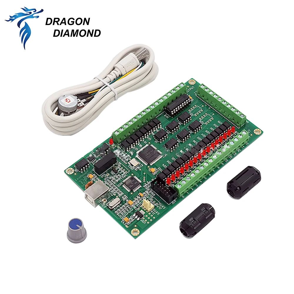 CNC MACH3 USB Stepper Motion Controller Card Breakout Board for CNC Engraving
CNC MACH3 USB Stepper Motion Controller Card Breakout Board for CNC Engraving